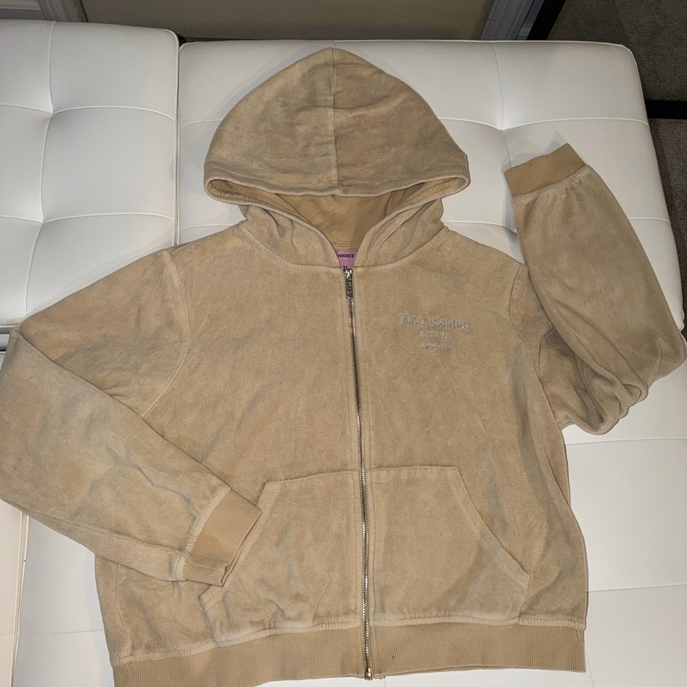 Juicy Couture Tan Kids Hoodie Jacket